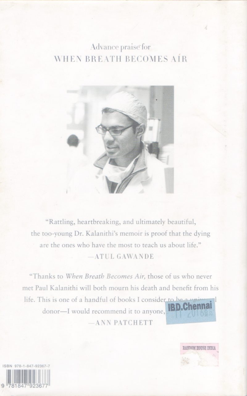 WHEN BREATH BECOMES AIR BY PAUL KALANITHI - Image 2