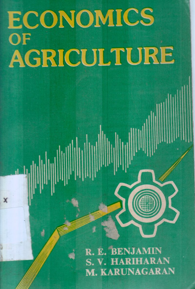 ECONOMICS OF AGRICULTURE BY R.E.BANJAMIN