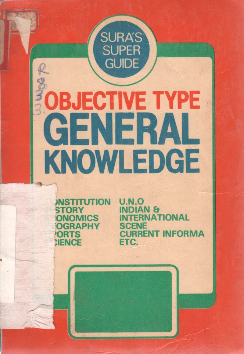 OBJECTIVE TYPE GENERAL KNOWLEDGE