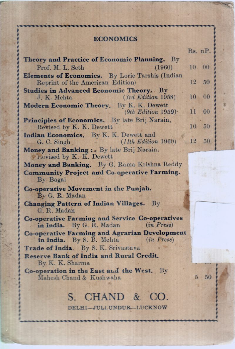 PLANNED ECONOMY OF INDIA BY T.MATHEW - Image 2