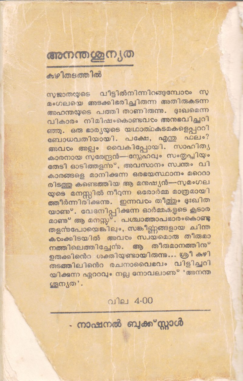 ANANDHASHUNYATHA BY KUZHITHADATHIL - Image 2