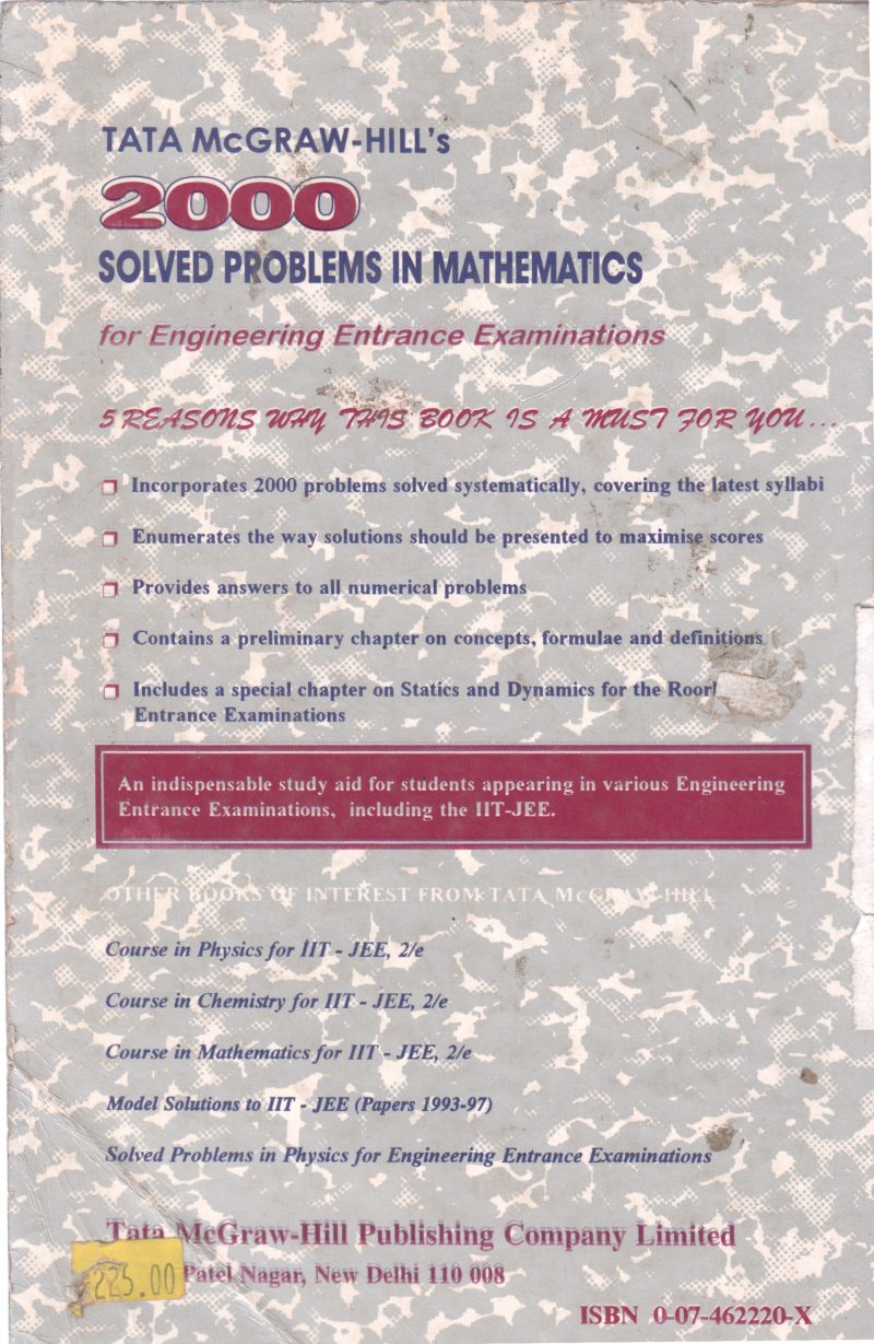 2000 SOLVED PROBLEMS IN MATHEMATICS BY RAVI PRAKASH - Image 2