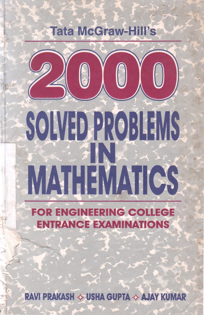 2000 SOLVED PROBLEMS IN MATHEMATICS BY RAVI PRAKASH