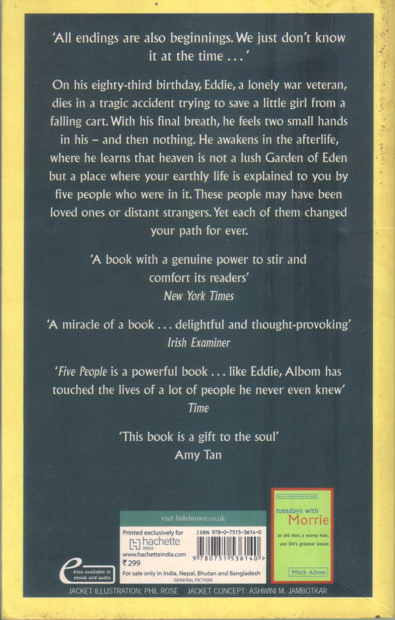 THE FIVE PEOPLE YOU MEET IN HEAVEN BY MITCH ALBOM - Image 2