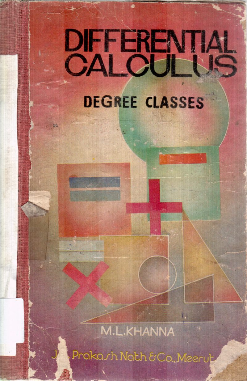 DIFFERENTIAL CALCULUS BY M L KHANNA