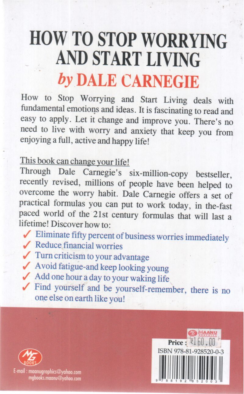 HOW TO STOP WORRYING AND START LIVING BY DALE CARNEGIE - Image 2