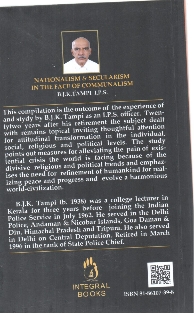 NATIONALISAM & SECULARISAM IN THE FACE OF COMMUNALISAM BY B J K THAMPI I P S - Image 2