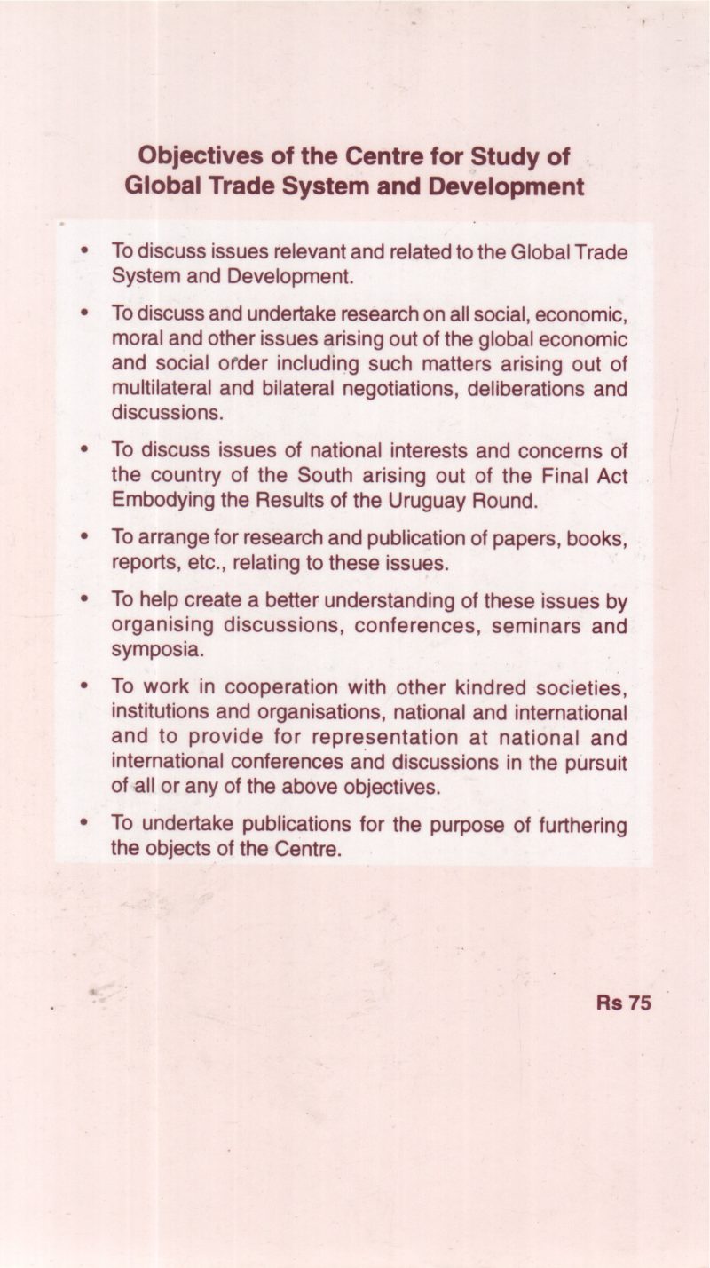 TRIPS AGREEMENT ON PATENT LAW:IMPACT ON PHARMACEUTICALS AND HEALTH FOR ALL BY B K KEAYLA - Image 2