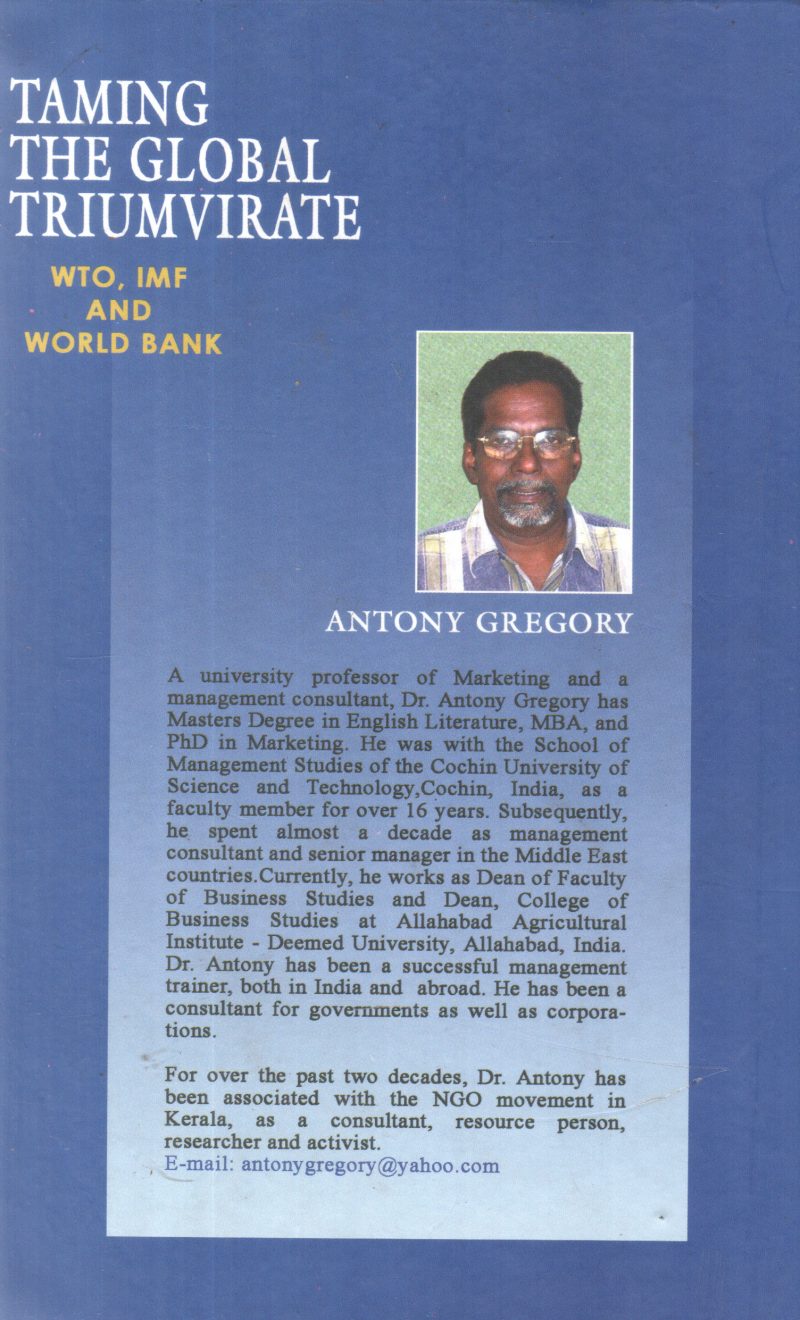 TAMING THE GLOBAL TRIUMVIRATE BY ANTONY GREGORY - Image 2