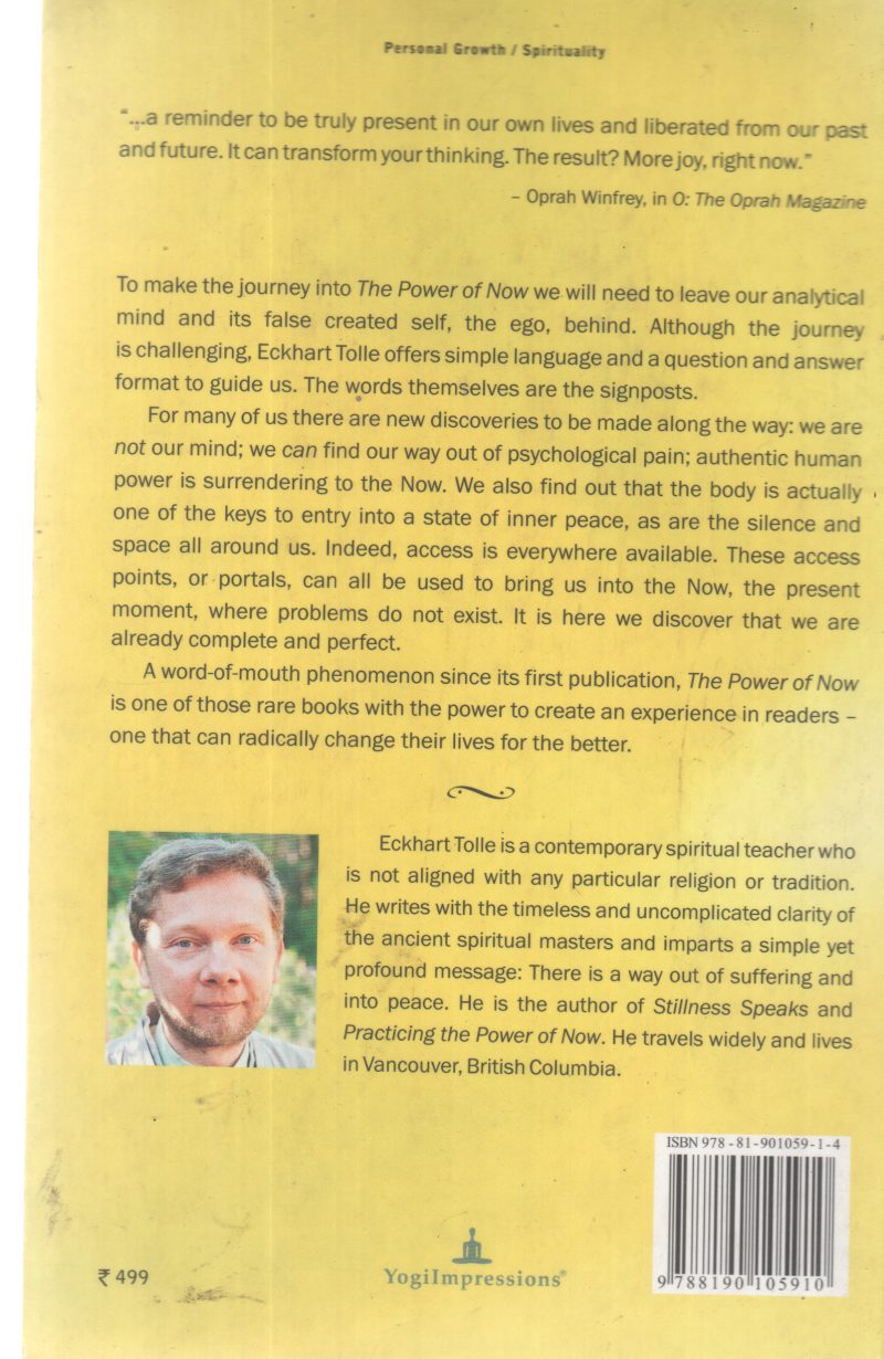 THE POWER OF NOW BY ECKHART TOLLE - Image 2