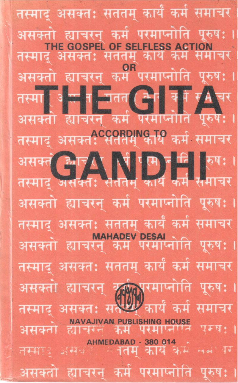 THE GITA ACCORDING TO GANDHI BY MAHADEV DESAI