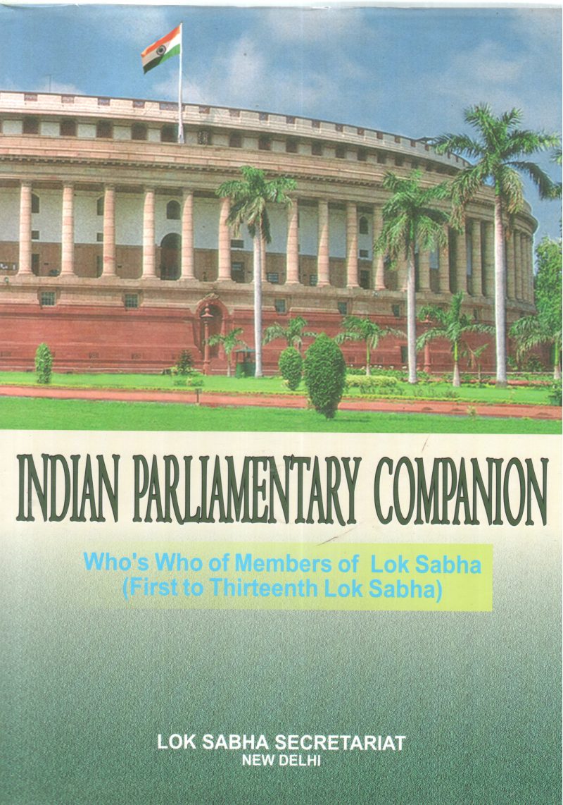 INDIAN PARLIAMENTARY COMPANION BY GROUP OF EDITORS