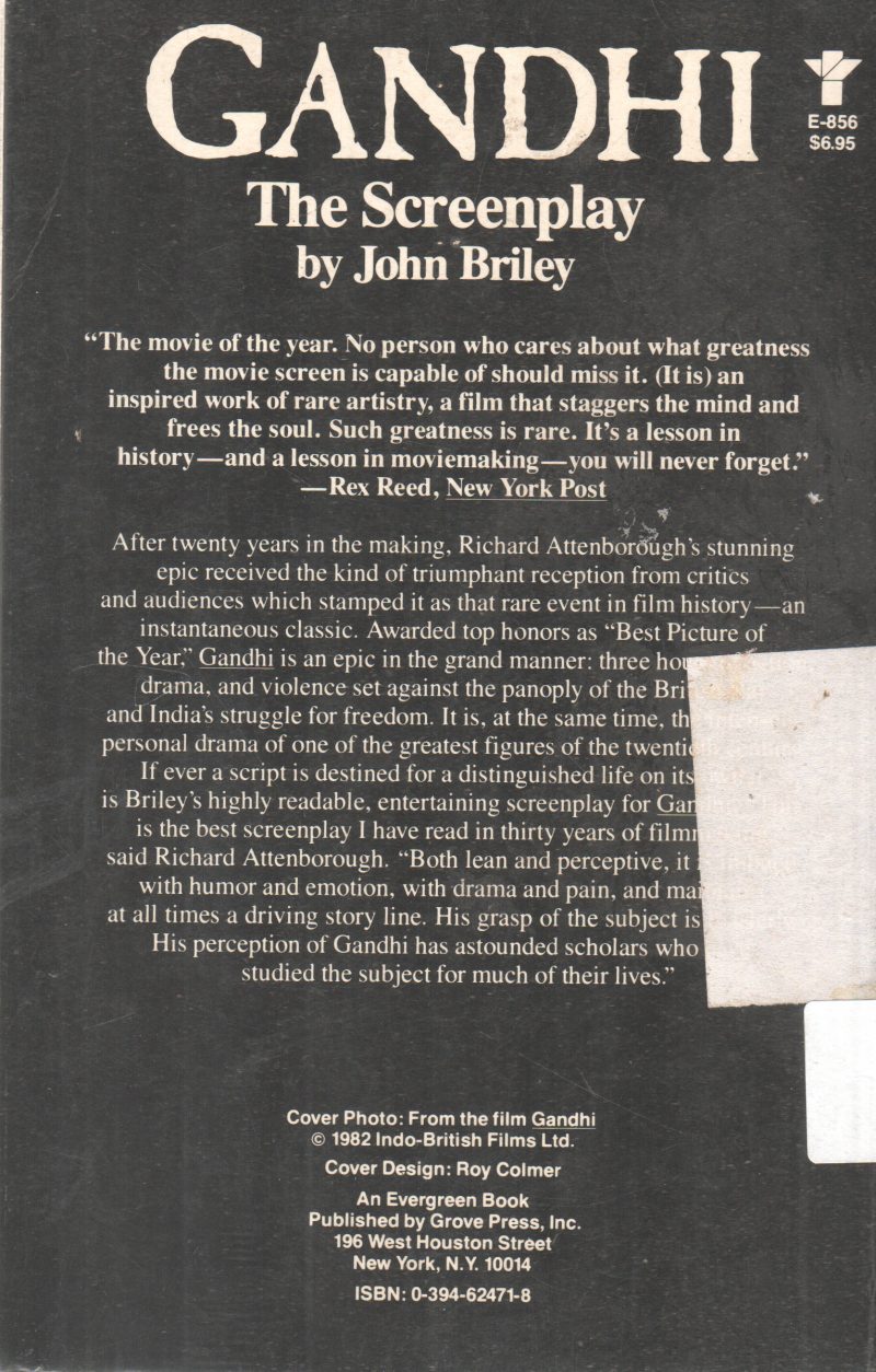 GANDHI THE SCREENPLAY BY JOHN BRILEY - Image 2