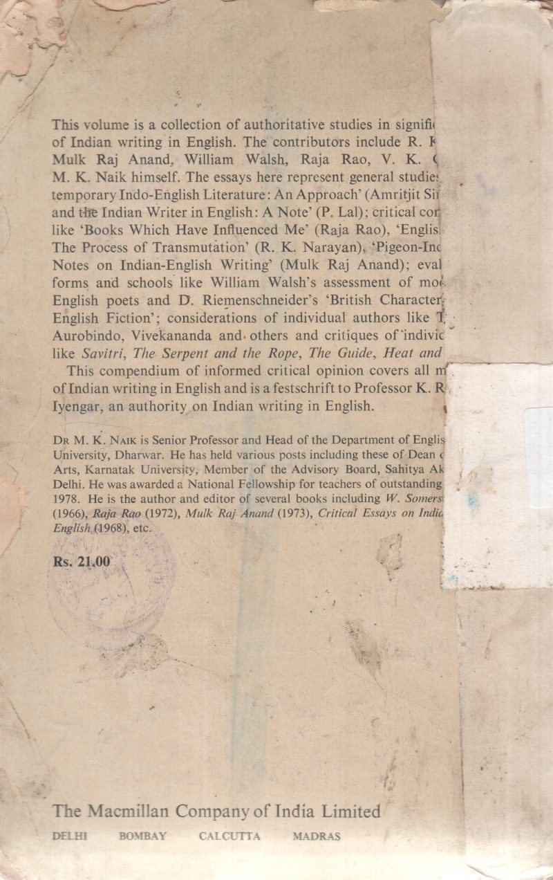ASPECTS INDIAN WRITING IN ENGLISH - Image 2