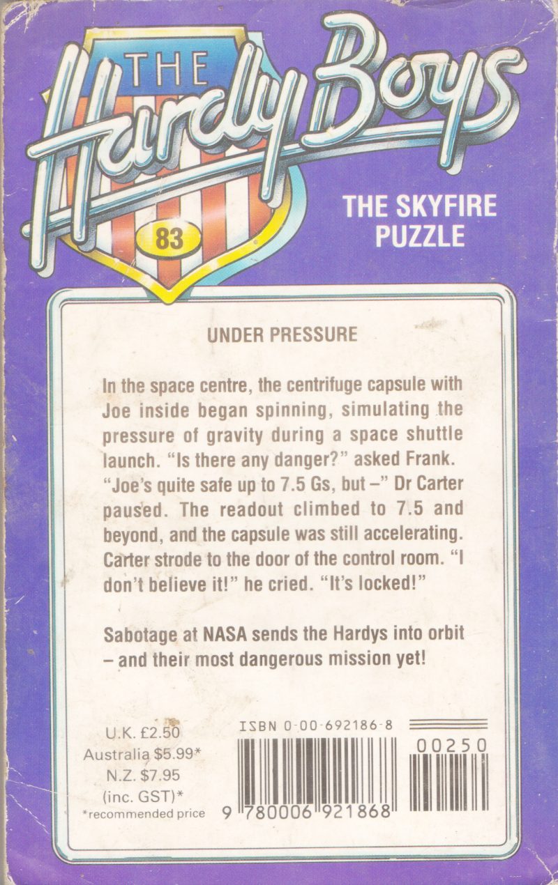 THE HARDY BOYS -THE SKYFIRE PUZZLE BY FRANKLIN W. DIXON - Image 2