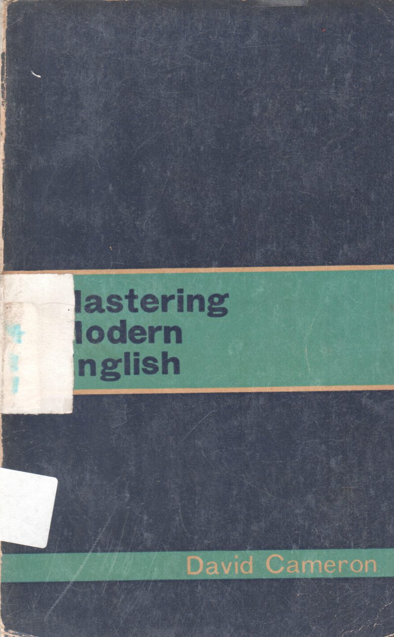 MASTERING MODERN ENGLISH BY DAVID CAMERON