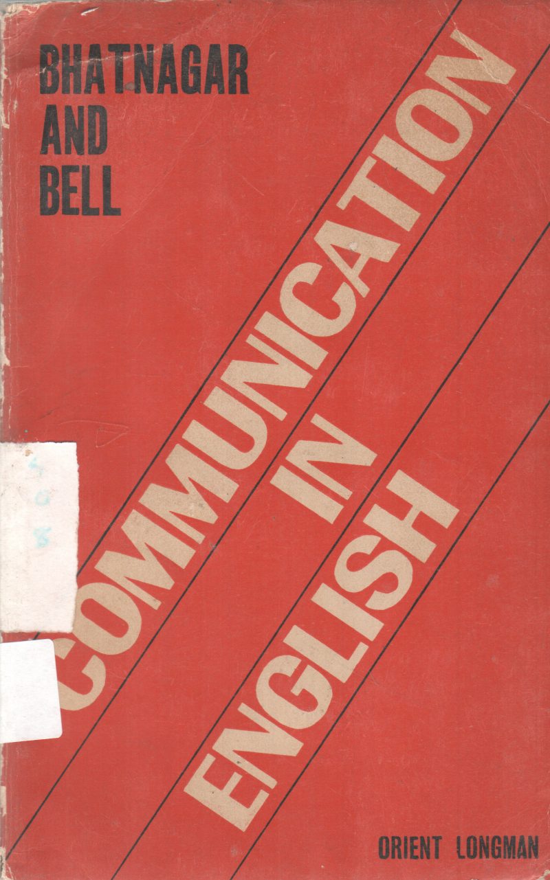 COMMUNICATION IN ENGLISH BY R.B. BHATNAGAR