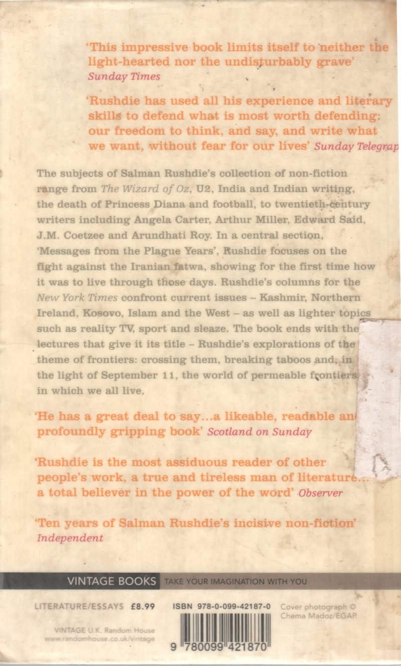 STEP ACROSS THIS LINE BY SALMAN RUSHDIE - Image 2