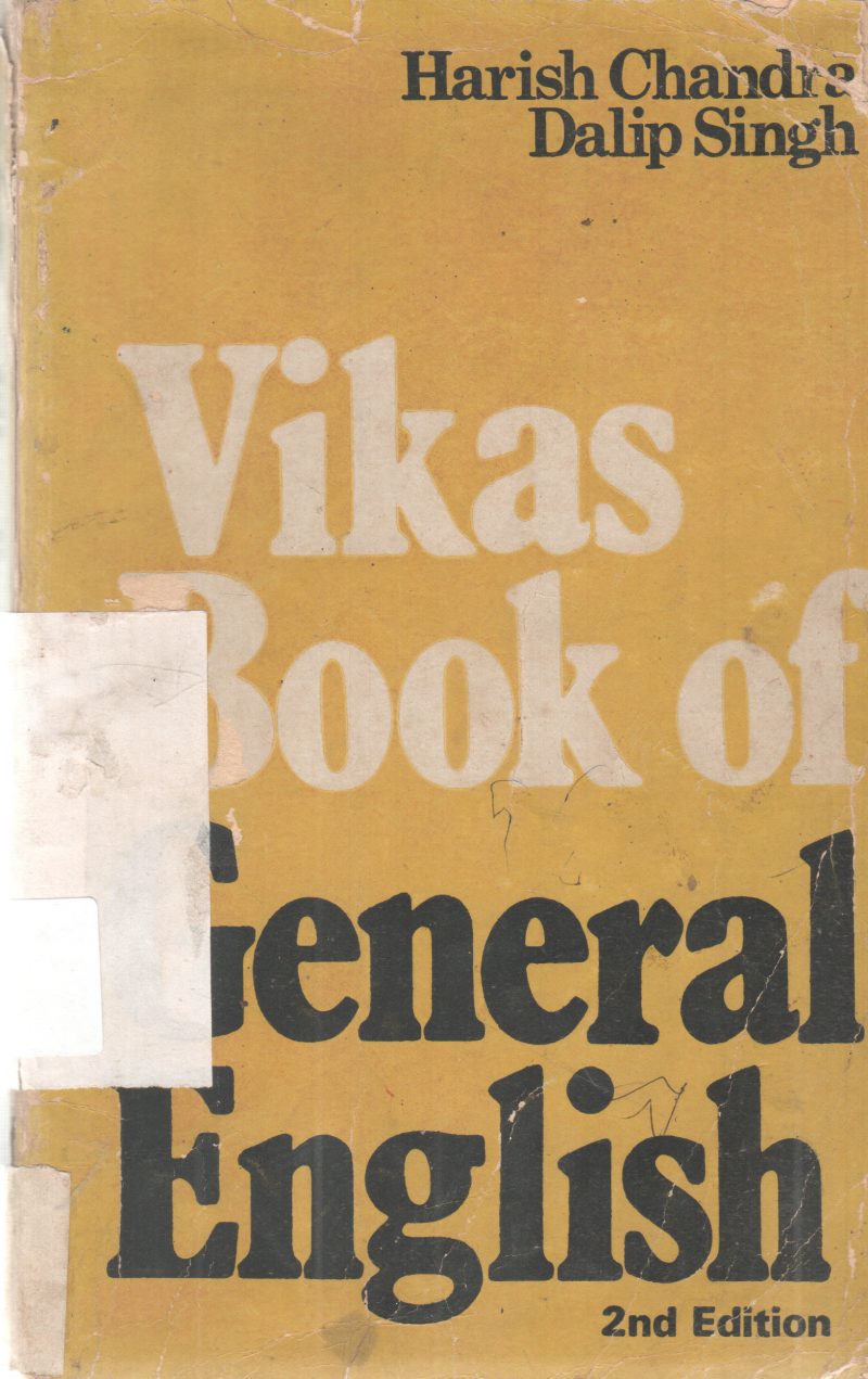 VIKAS BOOK OF GENERAL ENGLISH BY HARISH CHANDRA