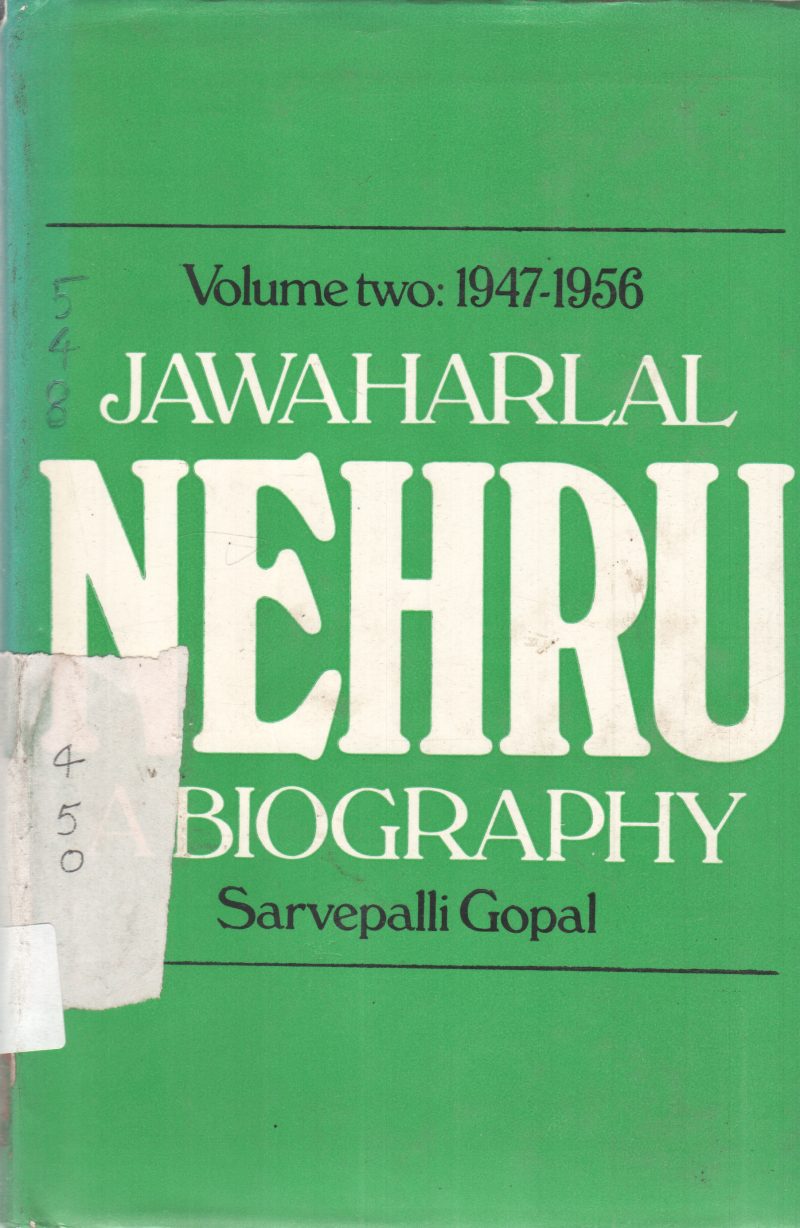 JAWAHARLAL NEHRU BY SARVEPALLI GOPAL