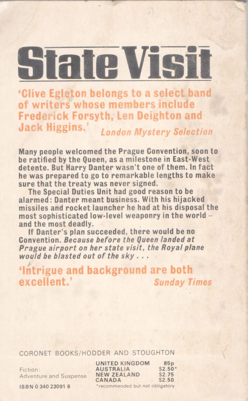 STATE VISIT BY CLIVE EGLETON - Image 2
