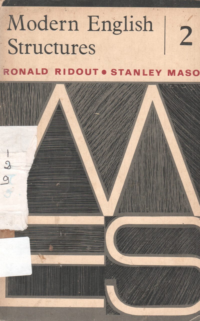 MODERN ENGLISH STRUCTURES BY RONALD RIDOUT