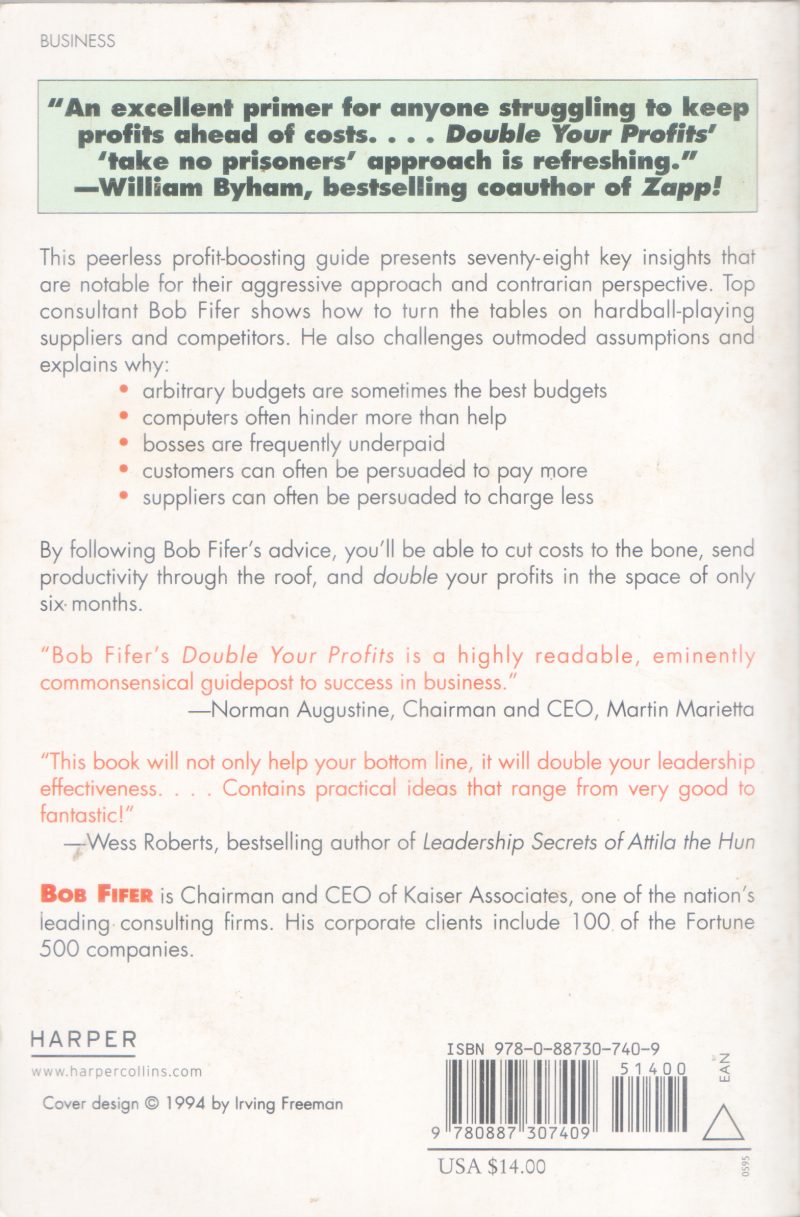 DOUBLE YOUR PROFITS BY BOB FIFER - Image 2