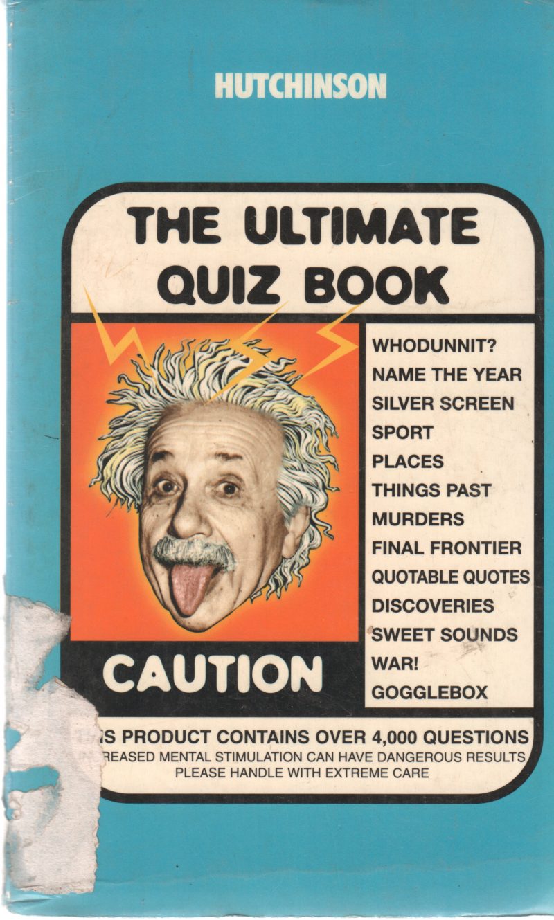 THE ULTIMATE QUIZ BOOK BY HUTCHINSON