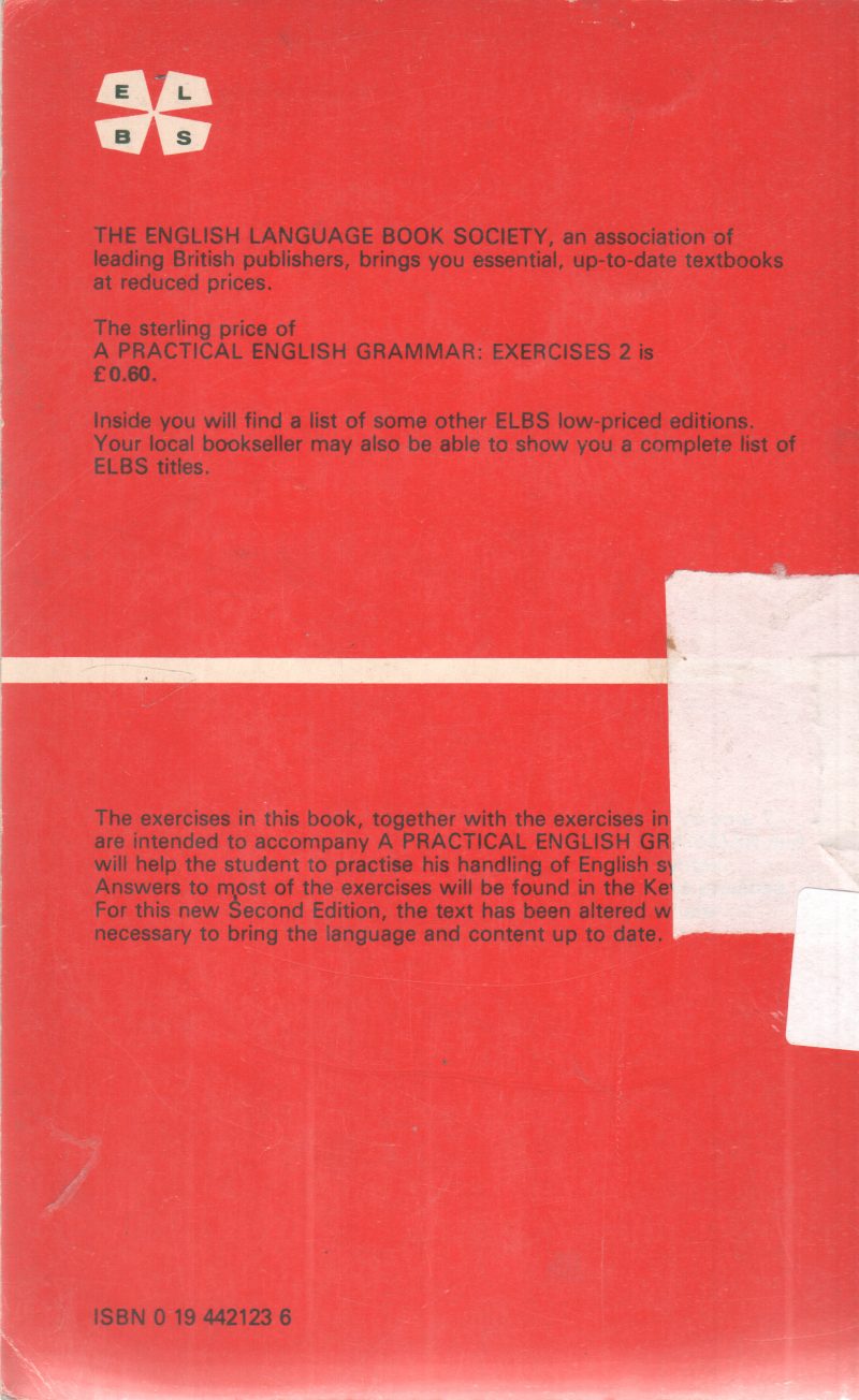 A PRACTICAL ENGLISH GRAMMAR BY A.J. THOMSON - Image 2