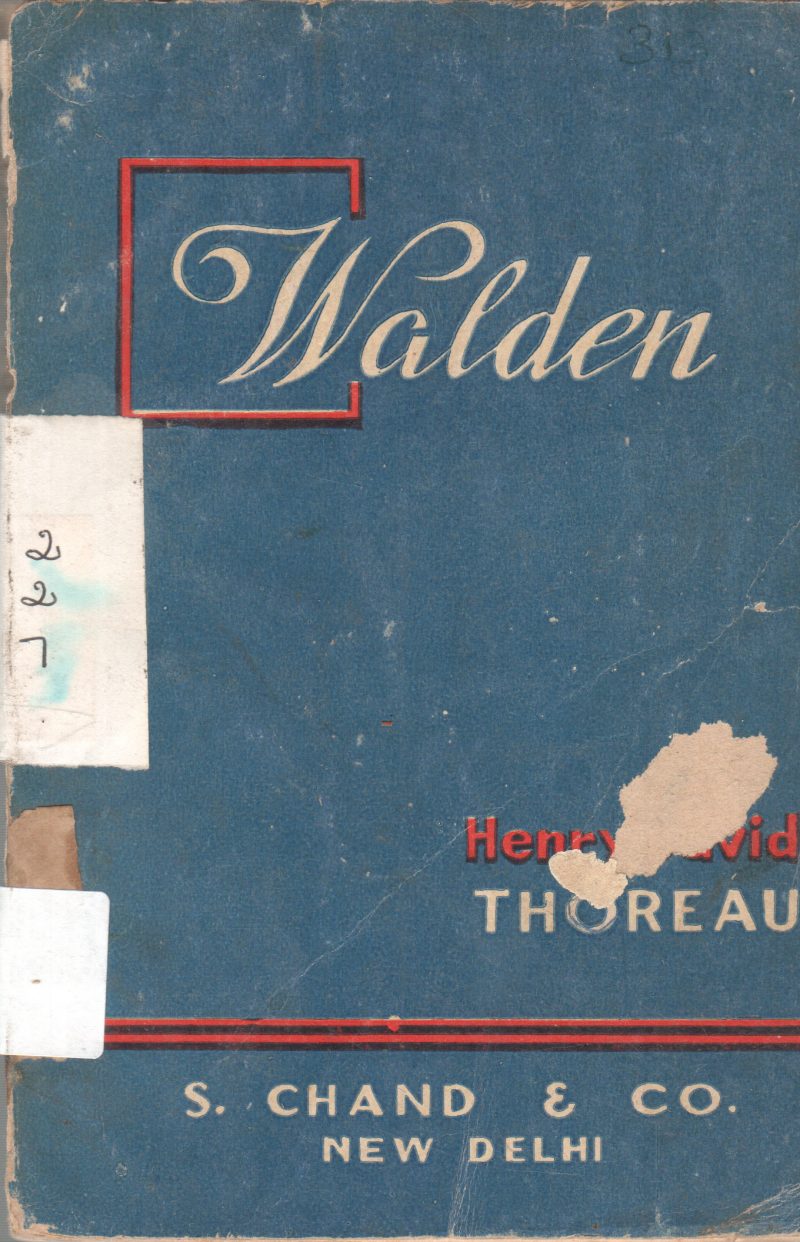WALDEN BY HENRY DAVID