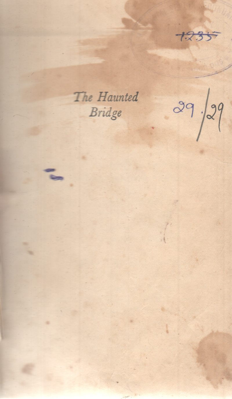 THE HAUNTED BRIDGE BY CAROLYN KEENE