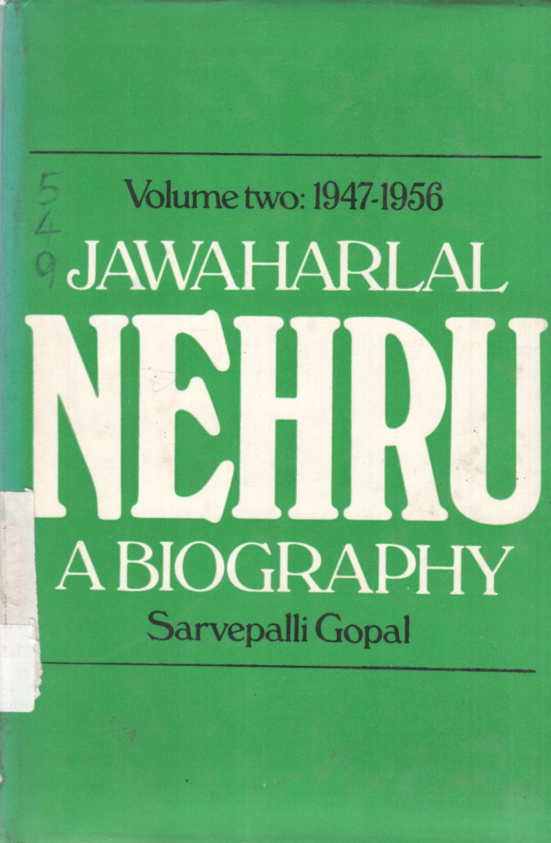 JAWAHARLAL NEHRU BY SARVEPALLI GOPAL