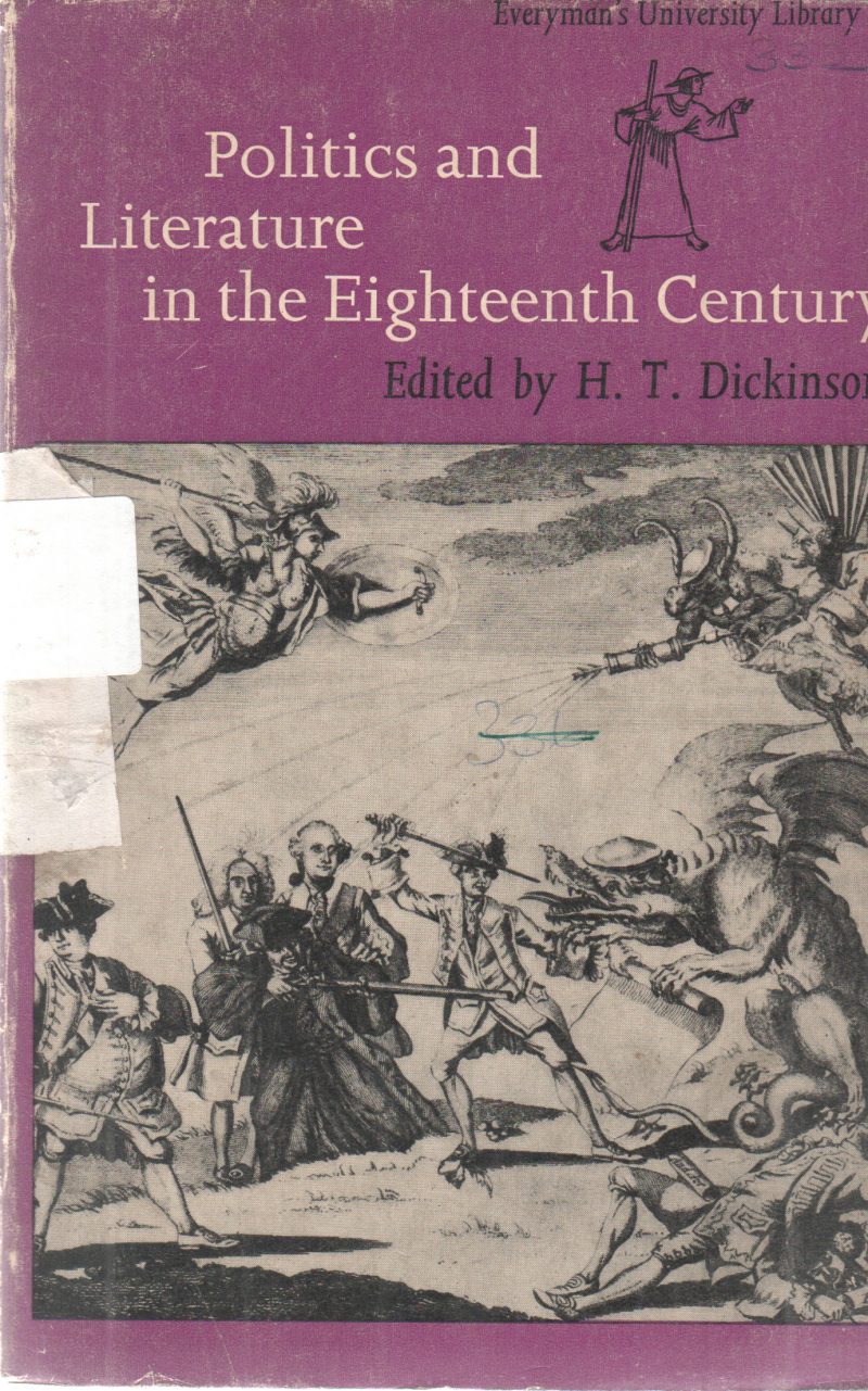 POLITICS AND LITERATURE IN THE EIGHTEENTH CENTURY