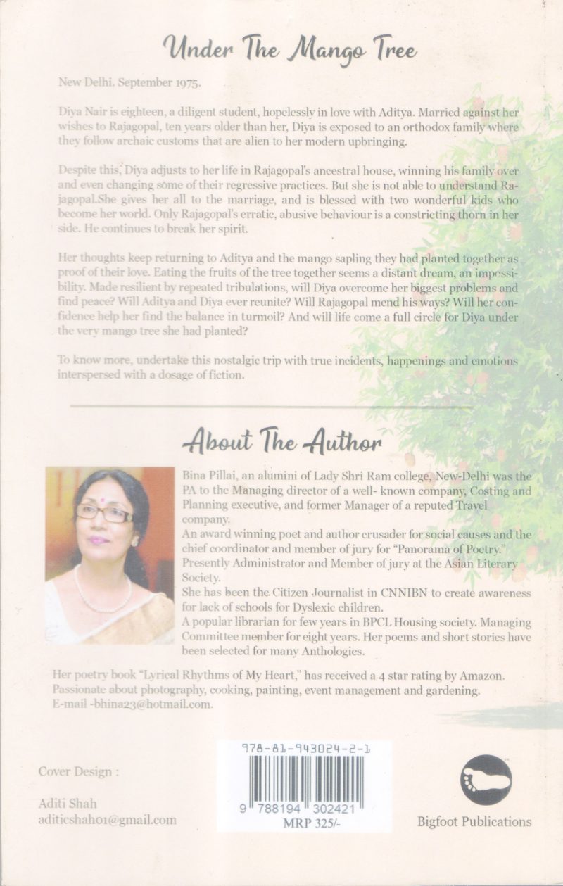 UNDER THE MANGO TREE BY BINA PILLAI - Image 2