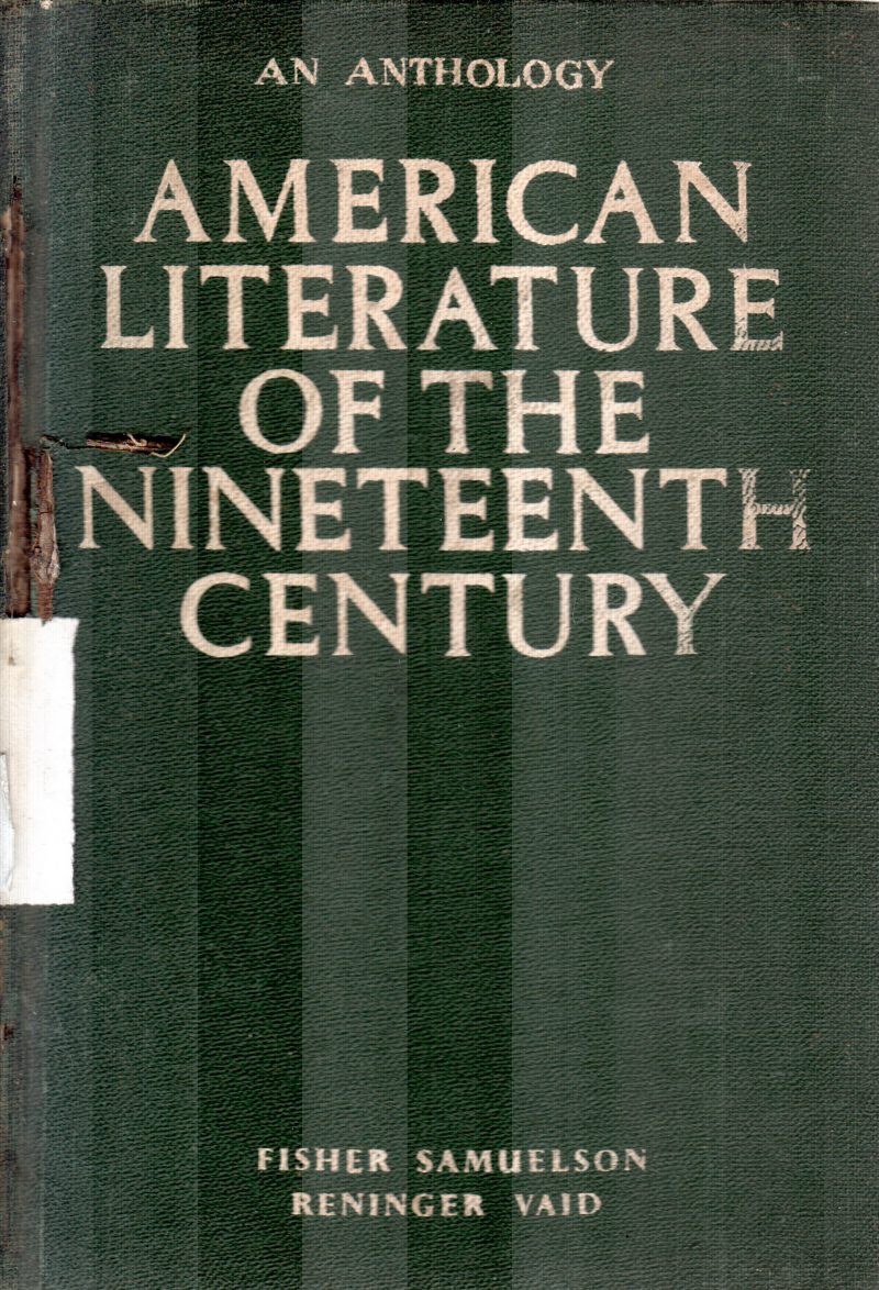 AMERICAN LITERATURE OF THE NINETEENTH CENTURY BY SAMUELSON