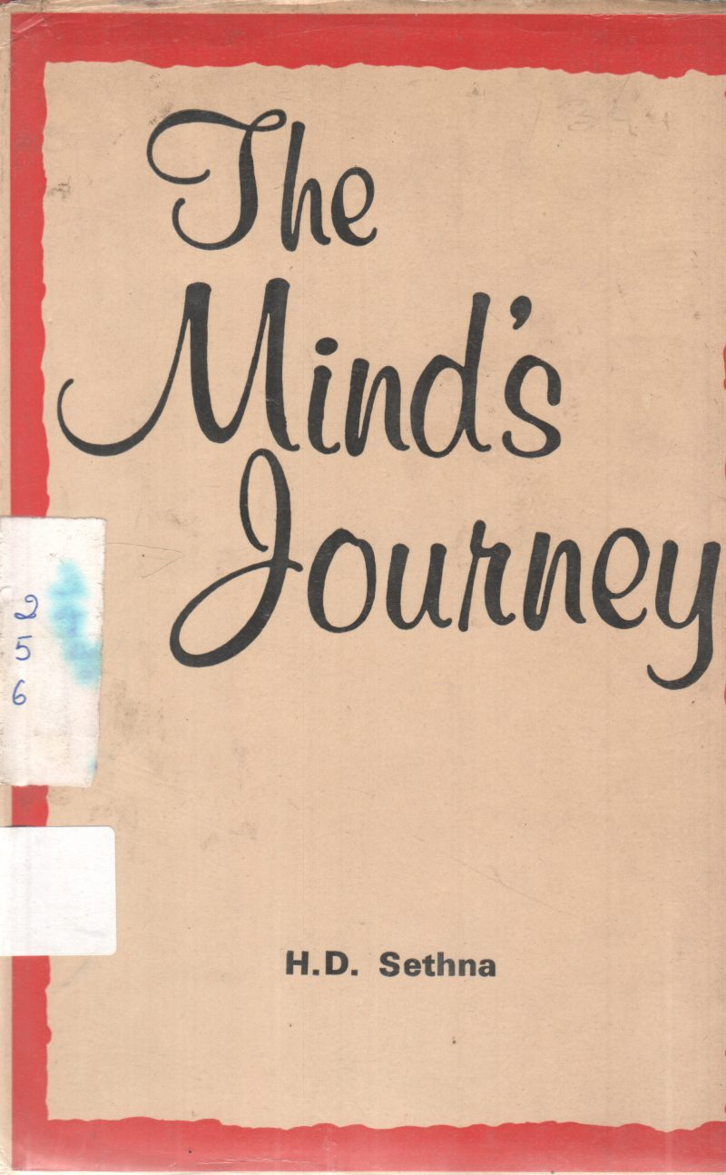 THE MIND'S JOURNEY BY H.D. SETHNA