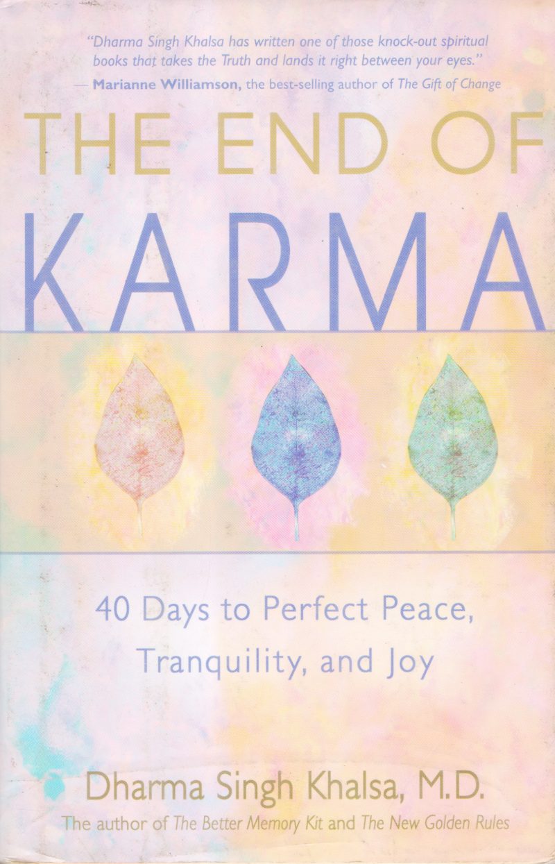 THE END OF KARMA BY MARIANNE WILLIAMSON