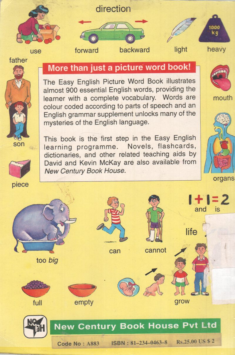EASY ENGLISH PICTURE WORD BOOK BY DAVID AND KEVIN MCKAY - Image 2