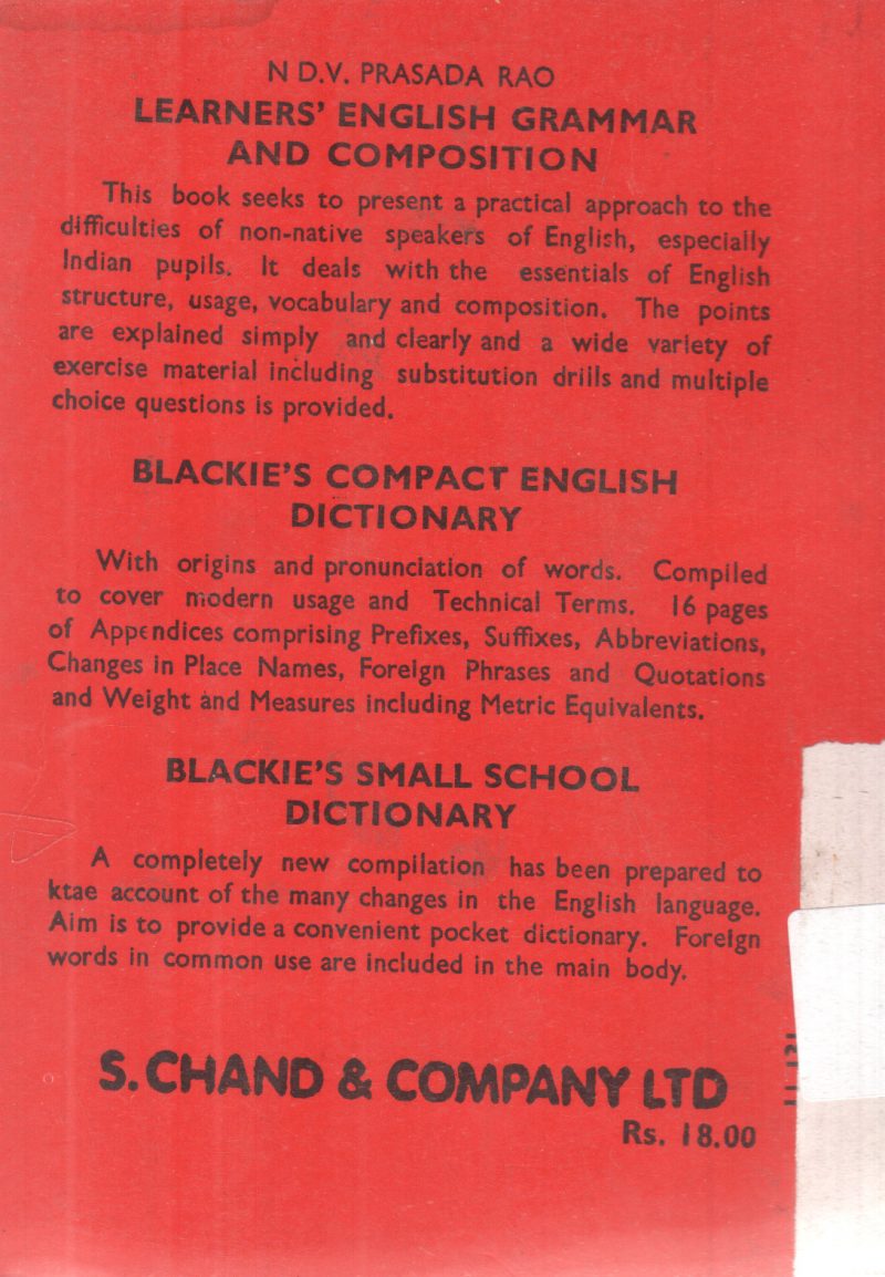 KEY TO WREN & MARTIN'S HIGH SCHOOL ENGLISH GRAMMAR AND COMPOSITION - Image 2