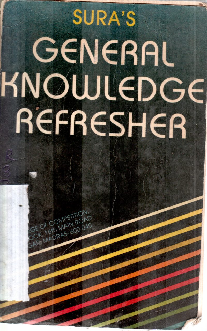 GENERAL KNOWLEDGE REFRESHER BY V.K.SUBBURAJ