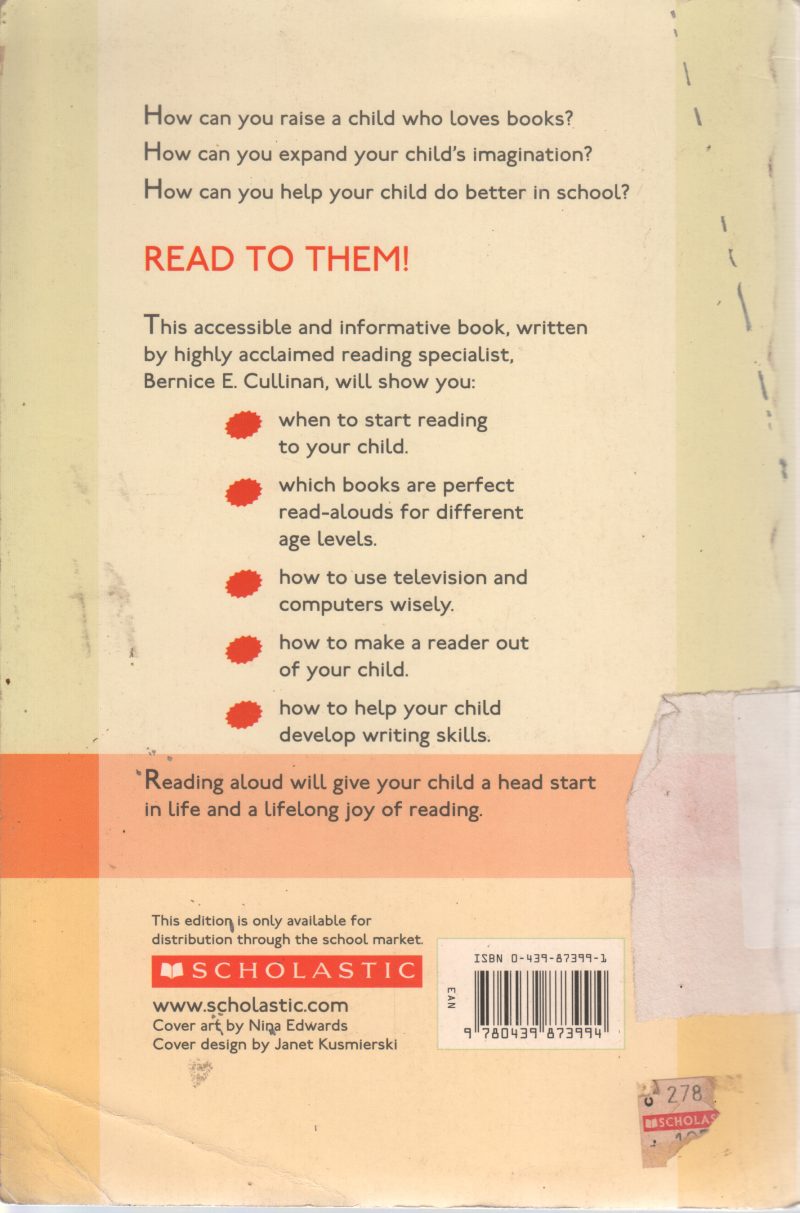 READ TO ME RAISING KIDS WHO LOVE TO READ BY DERNICE E. CULLINAN - Image 2