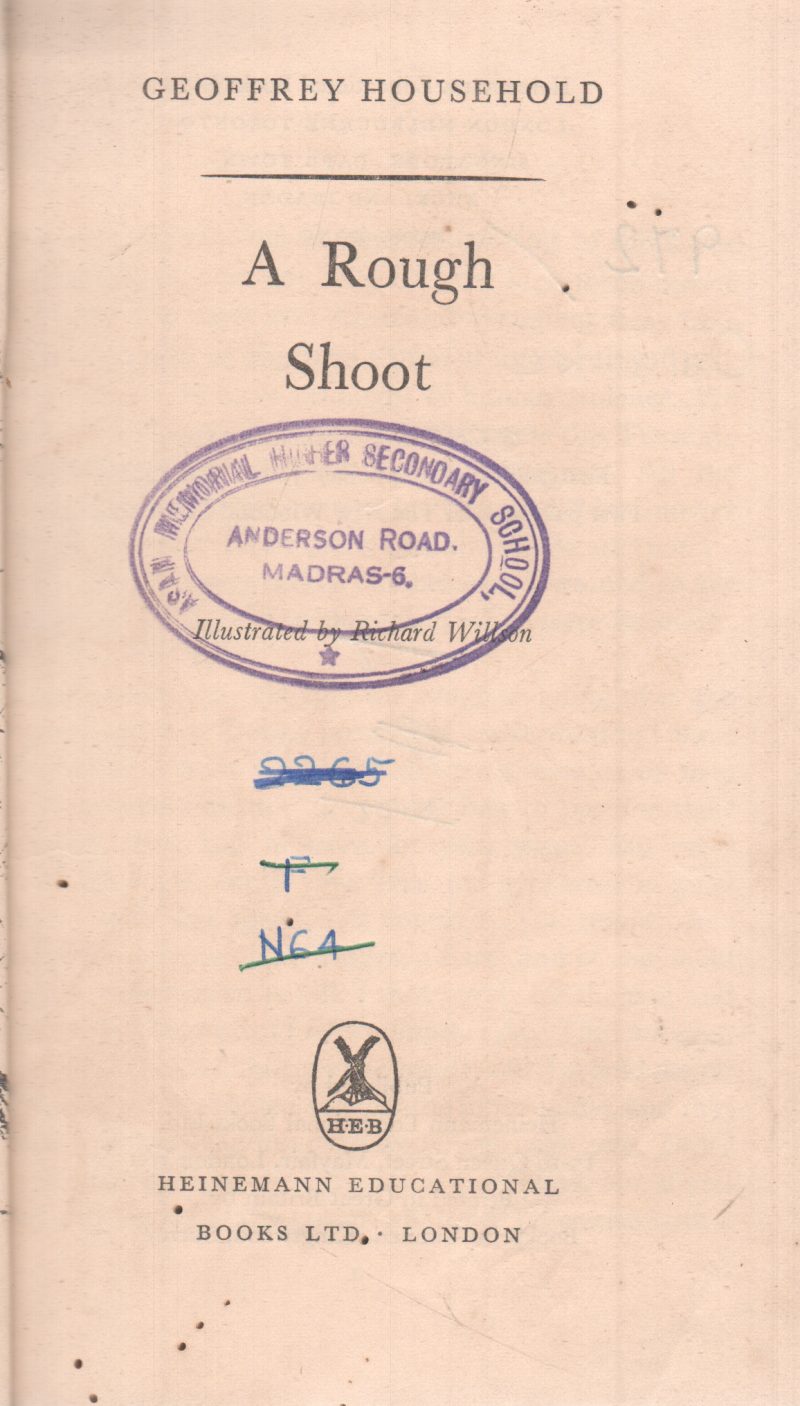 A ROUGH SHOOT BY GEOFFREY HOUSEHOLD