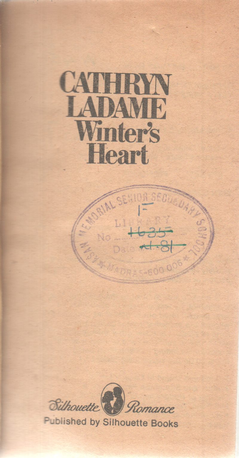 WINTER'S HEART BY CATHRYN LADAME
