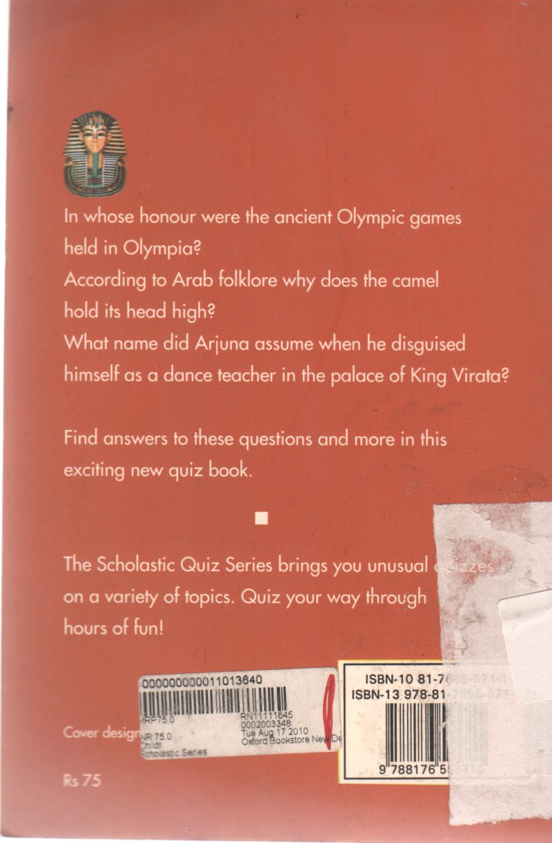 SCHOLASTIC QUIZ MYTHOLOGY BY SANTANU CHAKRABARTI - Image 2