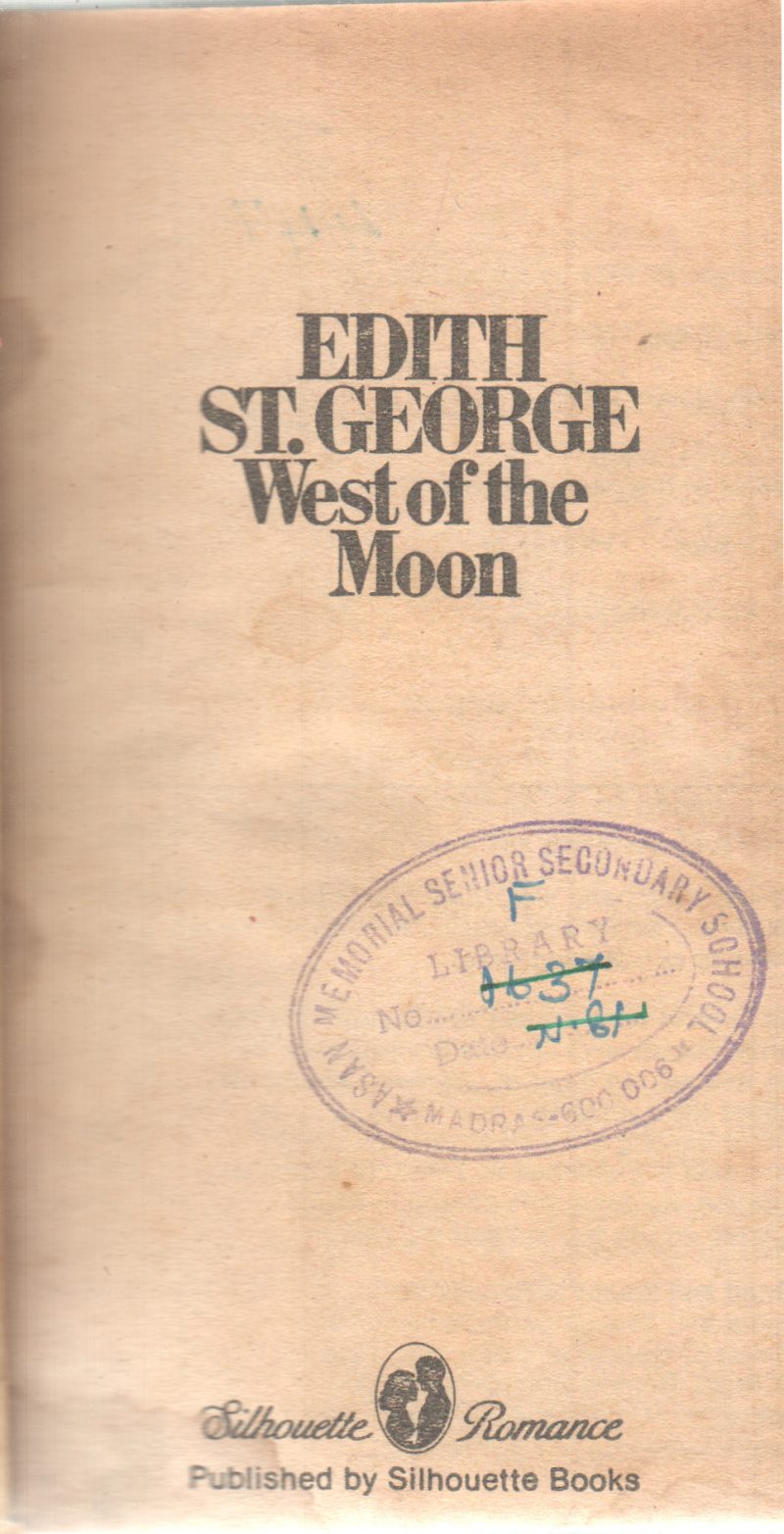 WEST OF THE MOON BY EDITH ST. GEORGE