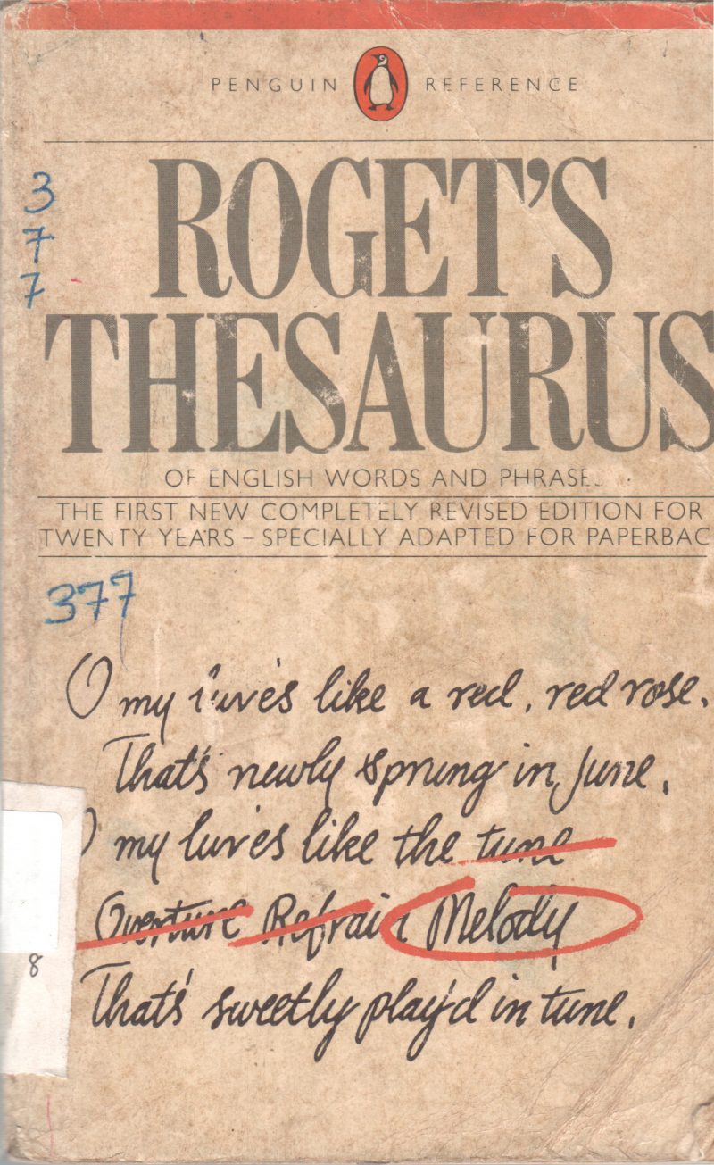 ROGET'S THESAURUS BY SUSAN M. LLOYD