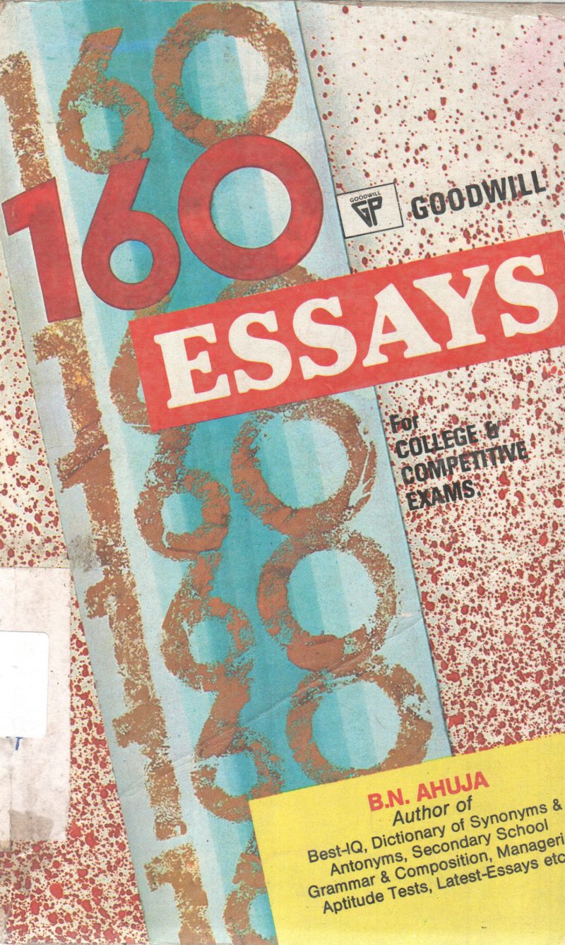 160 ESSAYS BY B.N. AHUJA