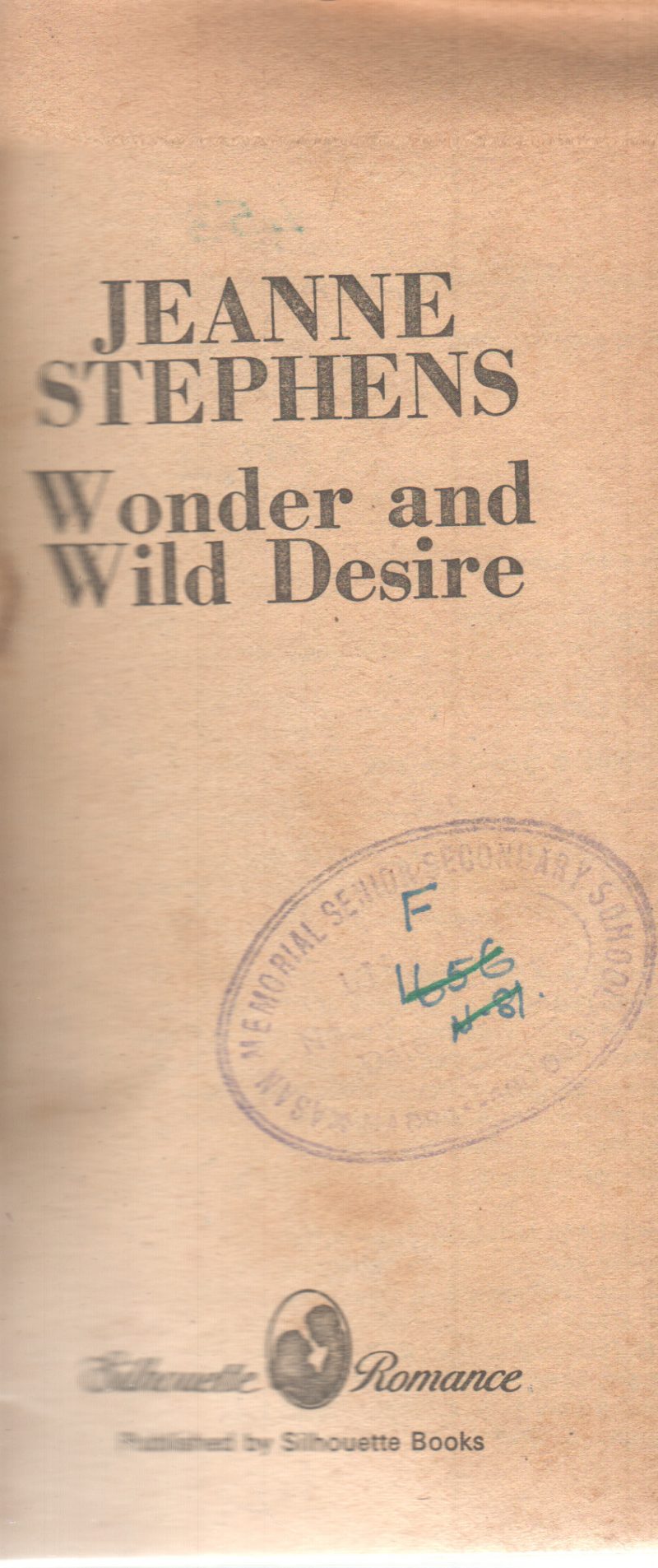 WONDER AND WILD DESIRE BY JEANE STEPHENS