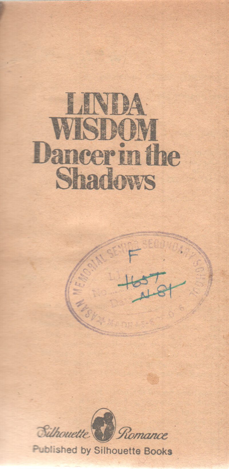 DANCER IN THE SHADOWS BY LINDA WISDOM