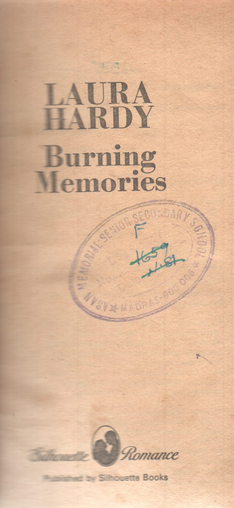 BURNING MEMORIES BY LAURA HARDY